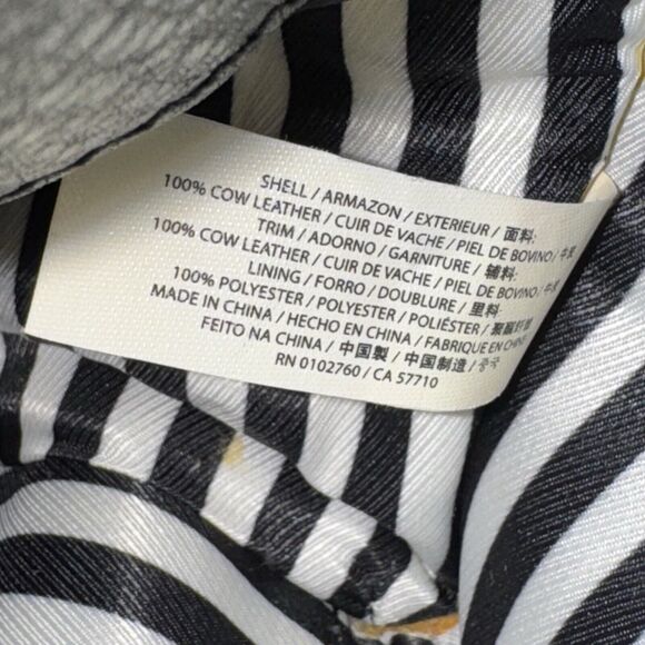 Kate Spade‎ Black Leather Purse Patent Asymmetrical Bow Handbag Satchel Bag - Picture 9 of 12